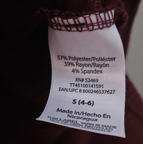 Time&Tru Ribbed Top - Picture 5 of 6